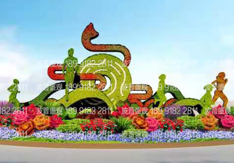 绿雕为第十四届全运会景观提升贡献瞩目亮点