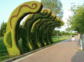 道路植物雕塑设计