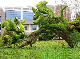 仿真卡通动物植物雕塑